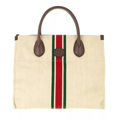 Gucci Shopper Linen Light Beige Shopping Bag