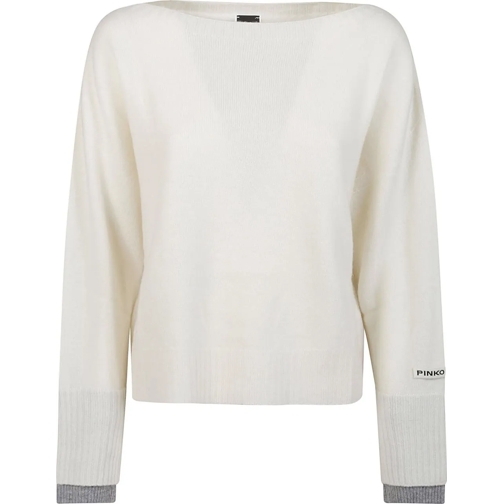 Pinko Sweatshirts Europeo Sweater White weiß