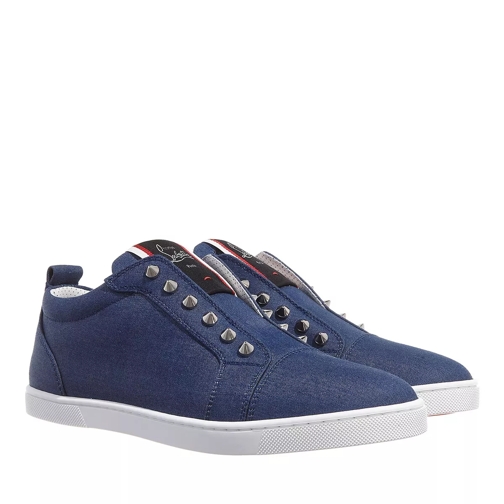 Christian Louboutin Sneaker Blue Slip-On Sneaker