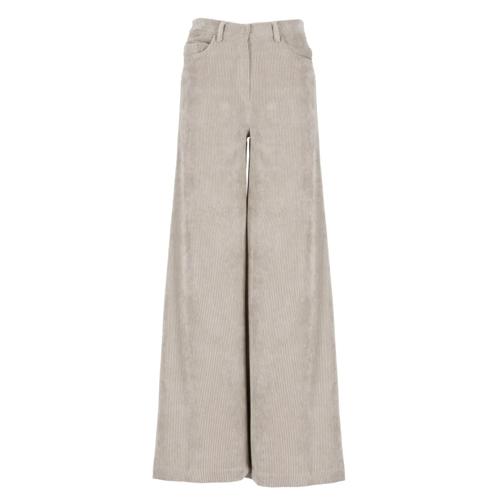 D. Exterior  Beige Corduroy Pants Neutrals