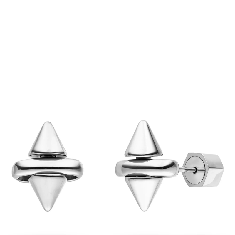 Liebeskind Berlin Ohrstecker Edelstahl Spikes silber(Image 3)