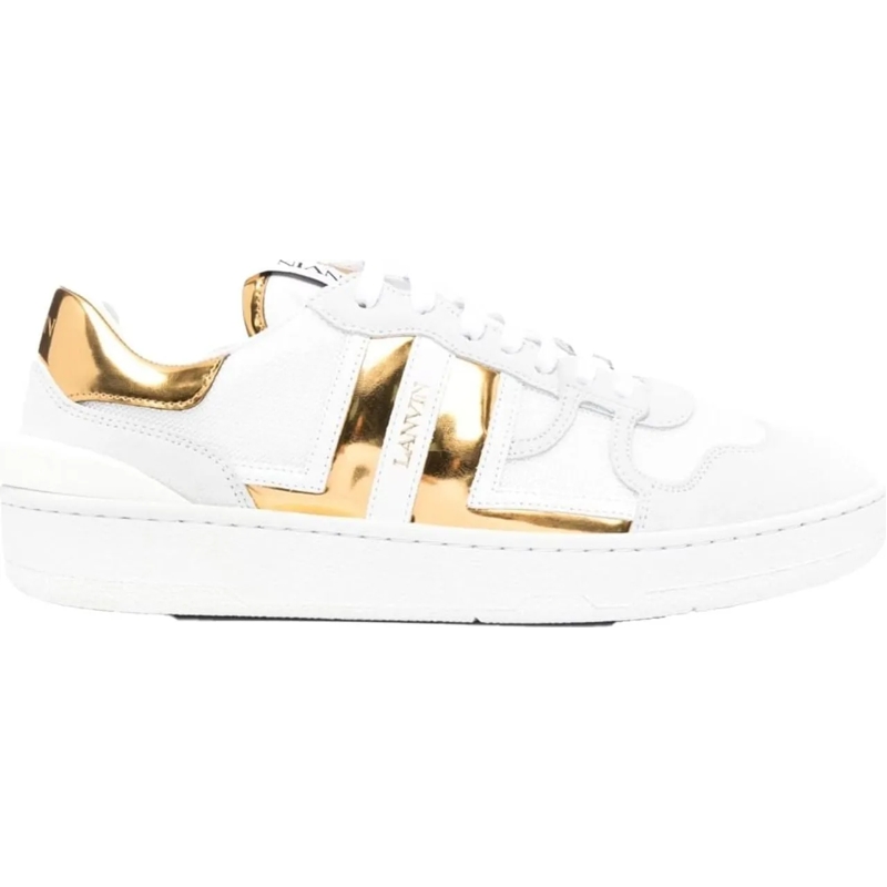 Lanvin Low-Top-Sneaker Clay Low-Top Sneakers White