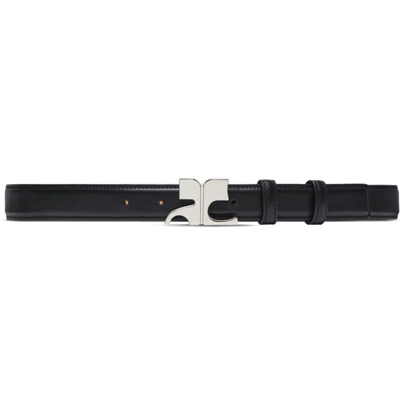 Courrèges Ceinture Belts Black schwarz