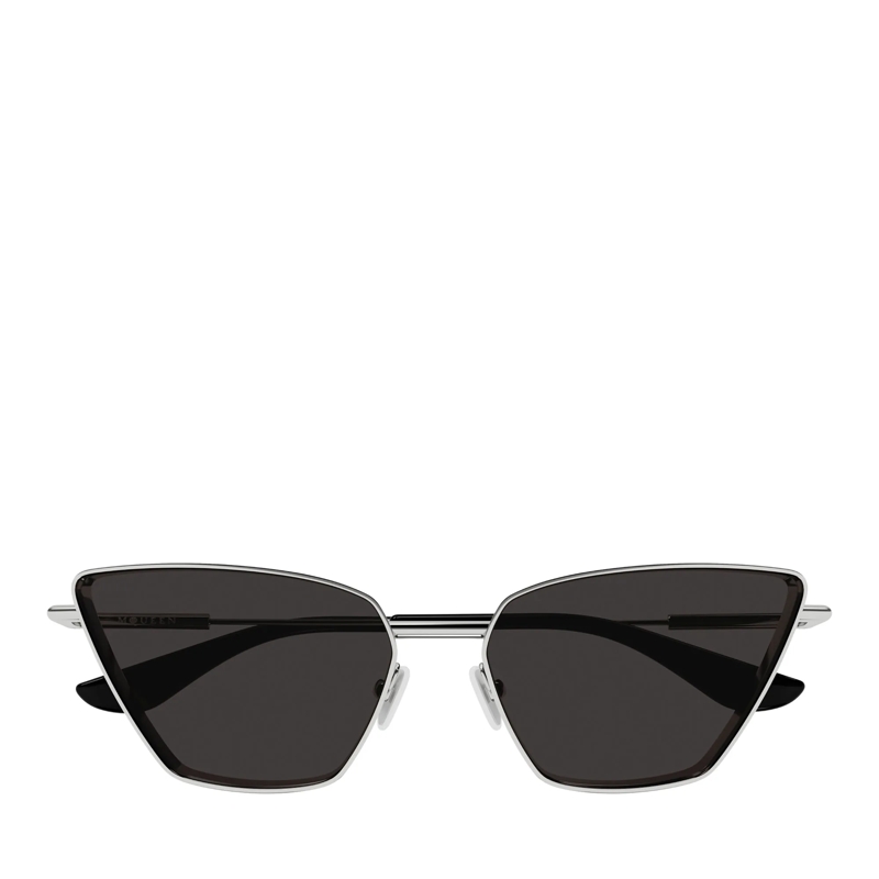 Alexander McQueen Sonnenbrille AM0501S-001 Silver-Silver-Grey(Image 5)