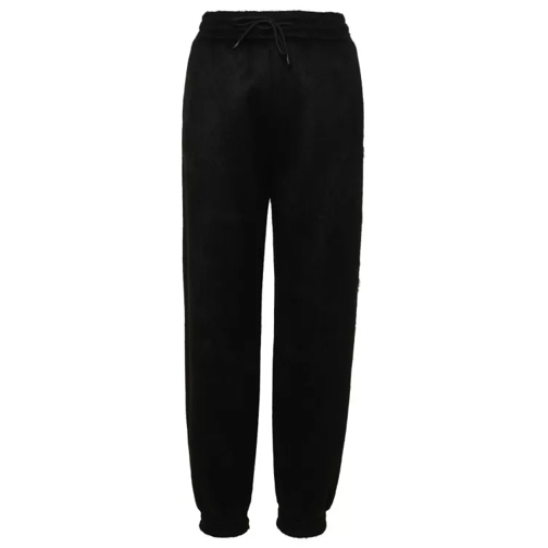 MSGM Black Acrylic Blend Pants Black 