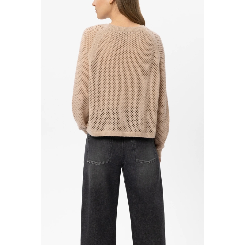 Luisa Cerano Trui Pullover aus Kaschmir-Mix cappuccino(Image 4)