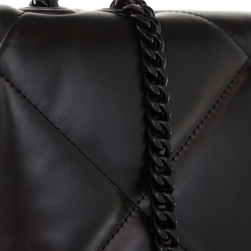 Tory Burch Sac à bandoulière Kira Diamond Quilt Powder Coated Small Convertible Black(Image 5)