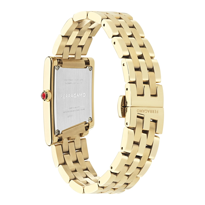 Salvatore Ferragamo Quarzuhr Quarz-Analoguhr Yt-Ferragamo Asymetrique gold(Image 2)