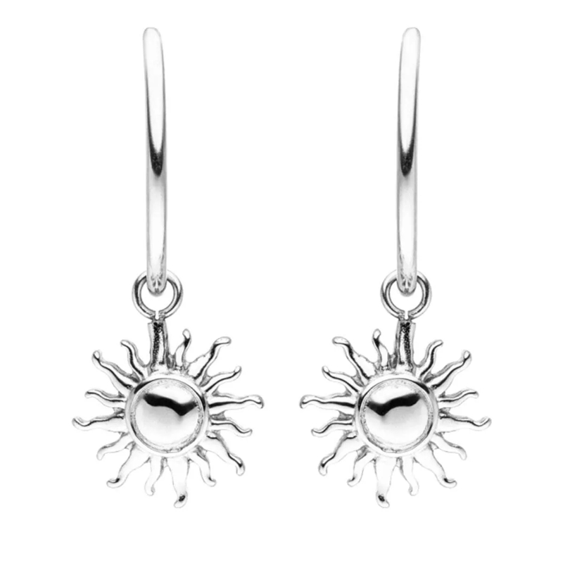 Purelei Ohrstecker Ohrhänger Sun silber