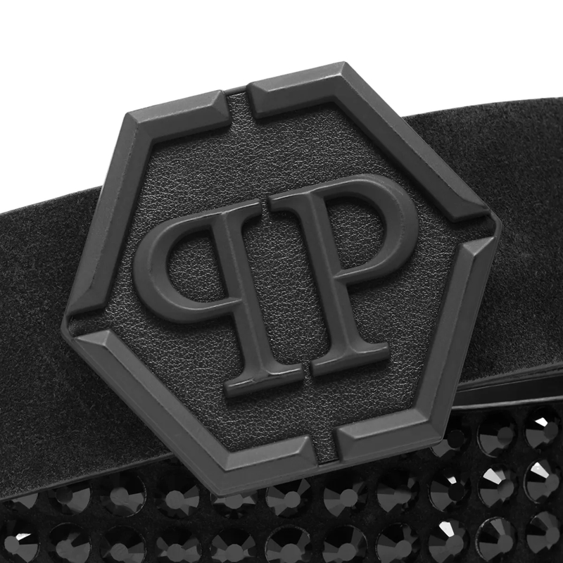 Philipp Plein Gürtel Gürtel Mit Schmucksteinen schwarz(Image 3)