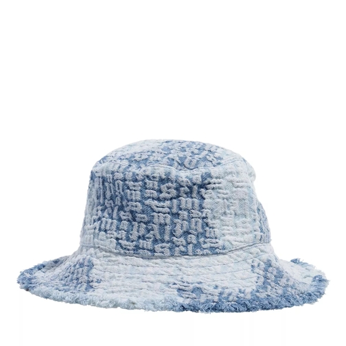 Palm Angels Monogram Fedora Hat Light Blue White Cappello da pescatore