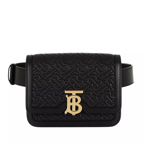 Burberry TB Belt Bag Leather Black Midjeväskor