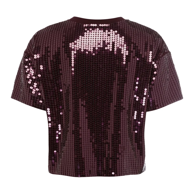 Marc Aurel Bluse Paillettenshirt bordeaux(Image 5)