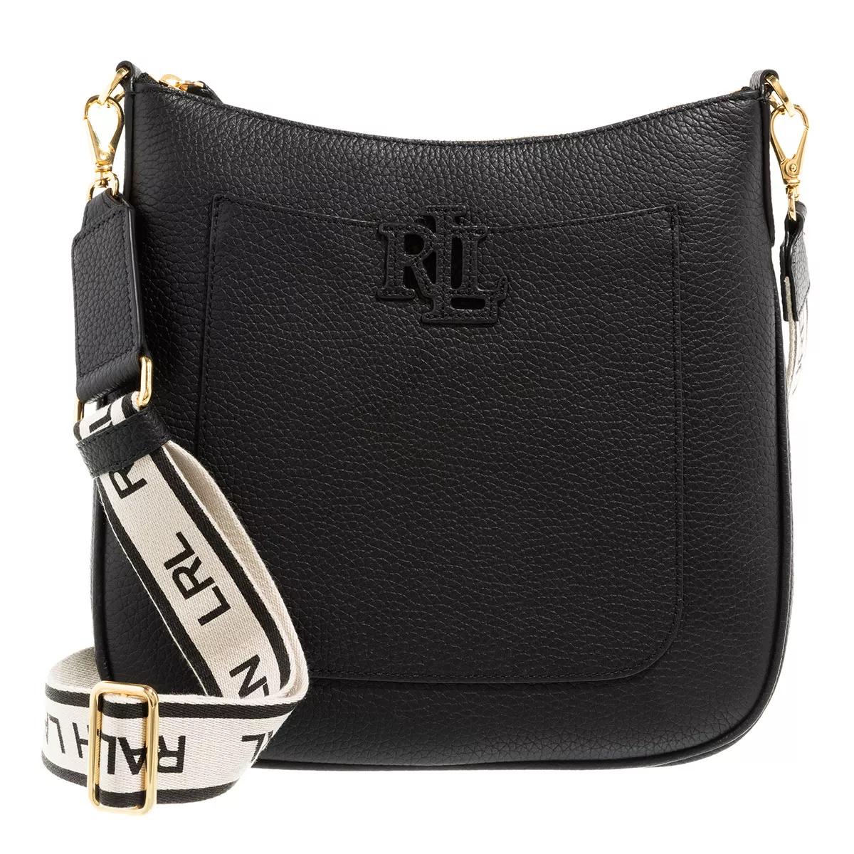 Lauren Ralph Lauren Cameryn 27 Crossbody Large Black Crossbody Bag