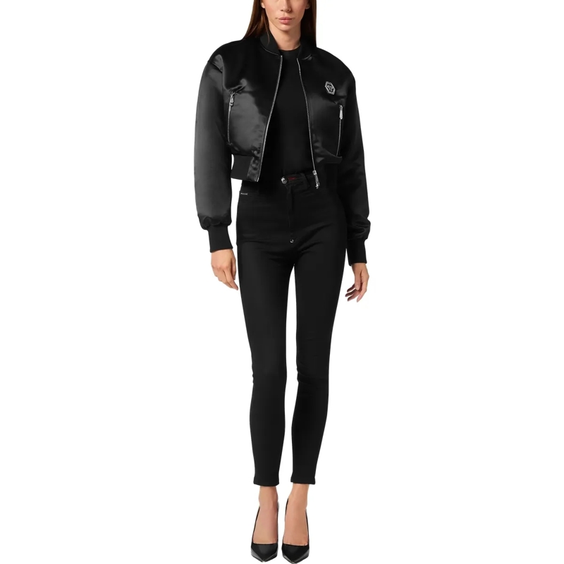 Philipp Plein Daunenjacke Bomber Fatale schwarz(Image 4)