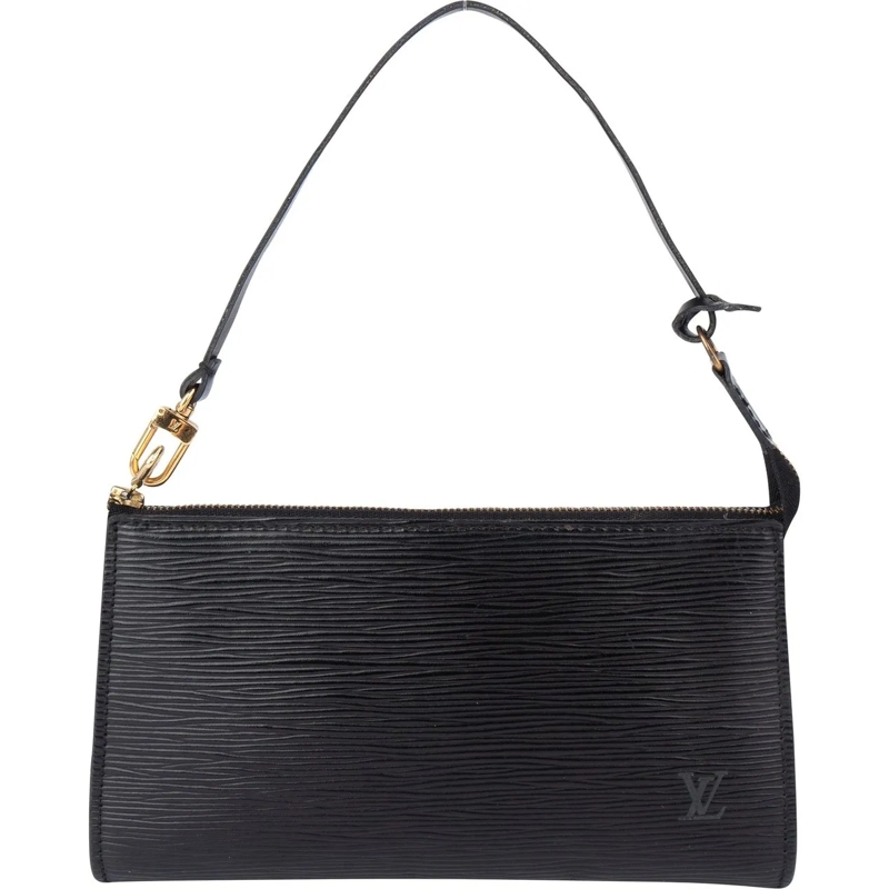 Louis Vuitton Tote Louis Vuitton Noir Epi Leather Pochette Accessoire schwarz