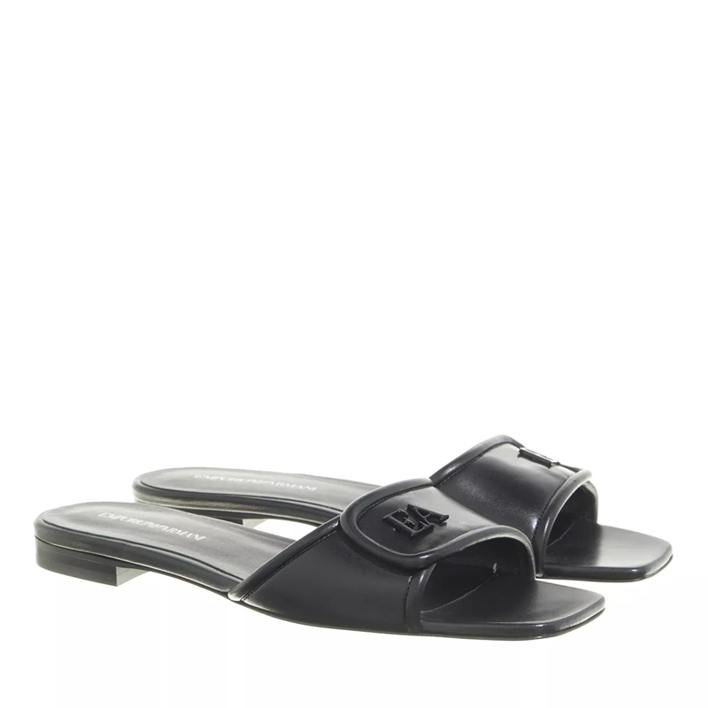 Emporio Armani Slides Sandal Black