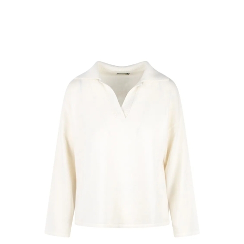 Be You Hauts à manches longues Be Calm Polo Neck White