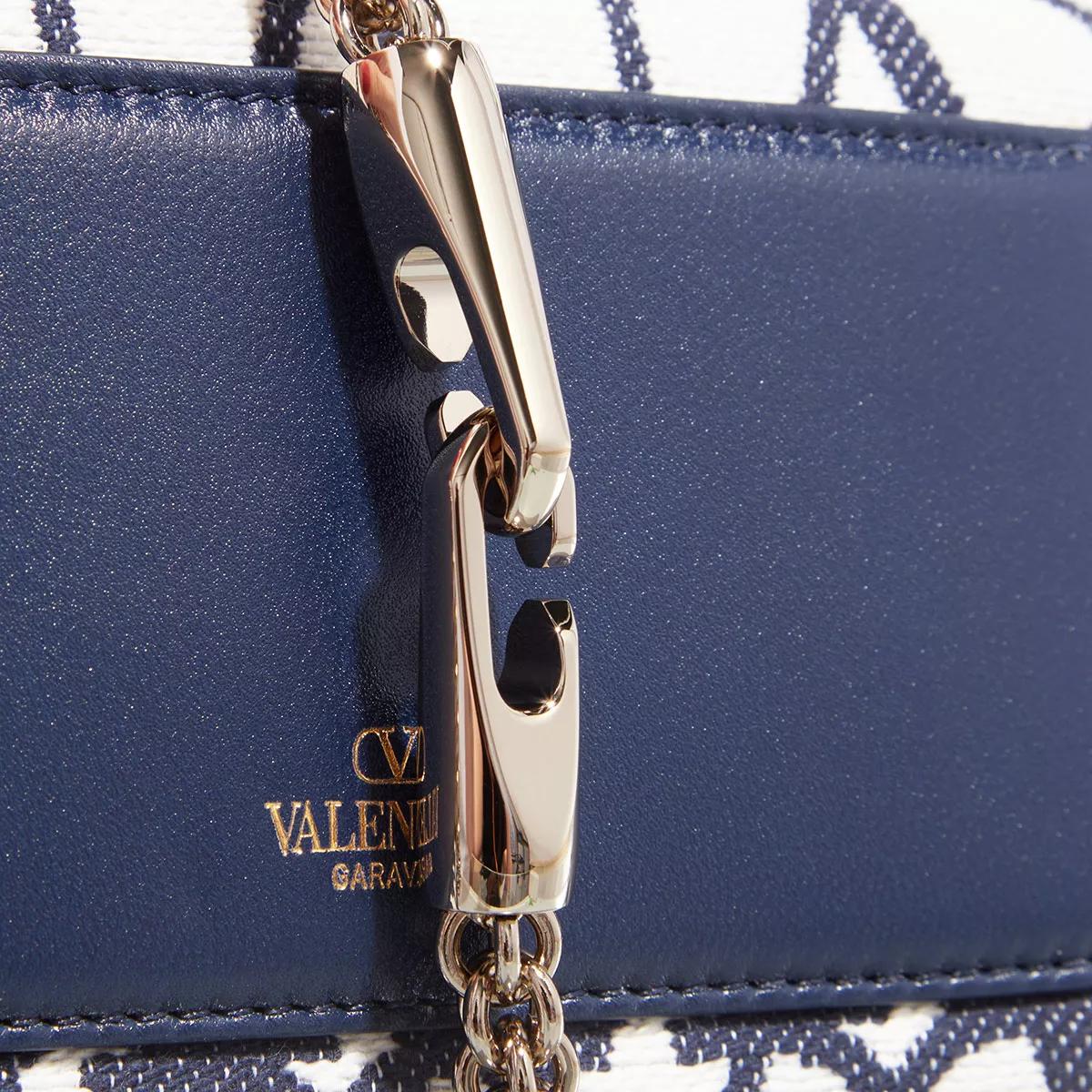 Valentino Garavani Crossbody bags Loco Small Shoulder Bag in blauw