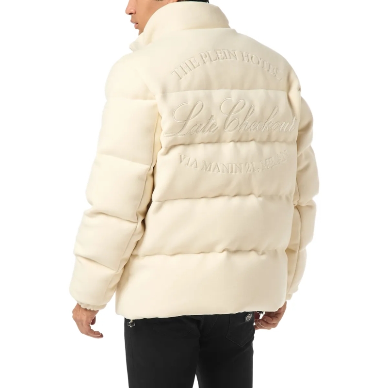 Philipp Plein Lederjacke Jacke weiss(Image 2)