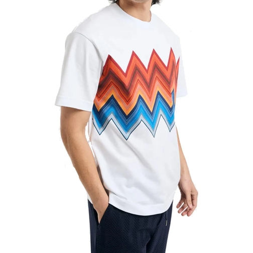 Missoni T-shirts T-Shirts And Polos Wht Baseorange Zigzag orange (Image 2)