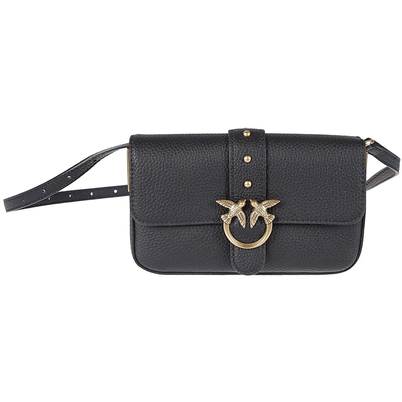 Pinko Fourre-tout Love One Slouchy Baby Bag Black schwarz