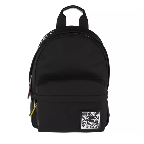 Karl Lagerfeld Pixel Nylon Backpack Black Zaino