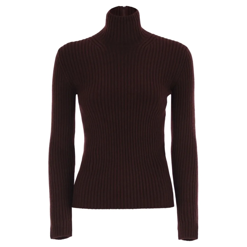 Max Mara Rollkragenpullover Aral1234 - Ribbed Wool And Cashmere Turtleneck Jum Black
