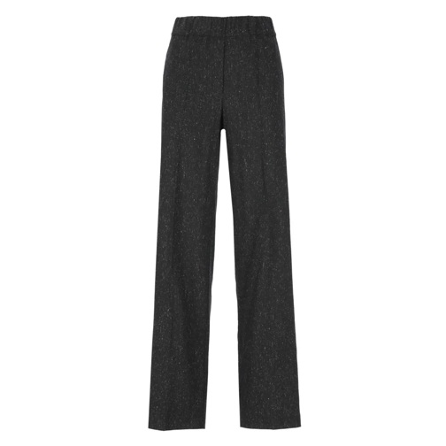 D. Exterior  Wool Blend Pants Black