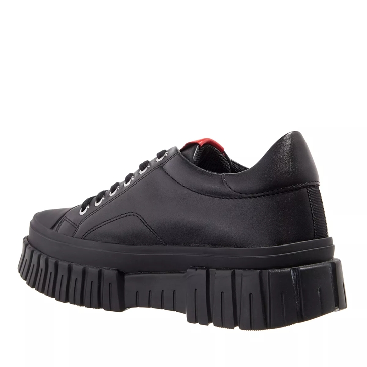 Black best sale moschino shoes