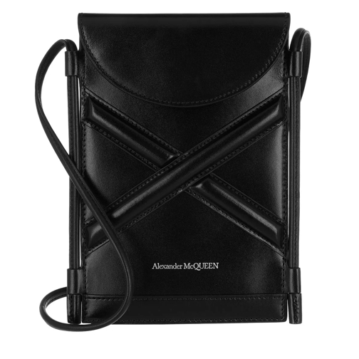 Alexander McQueen The Curve Micro Shoulder Bag Black Mini Tas