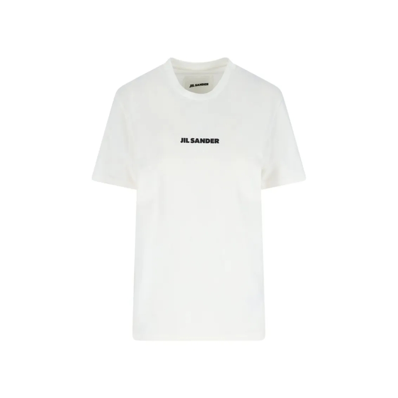 Jil Sander T-Shirt Logo T-Shirt – White White