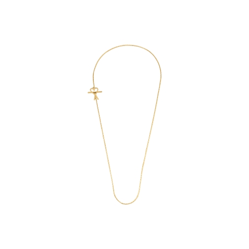 AMI Paris Halskette aus vergoldetem Messing 902 GOLD Collier moyen