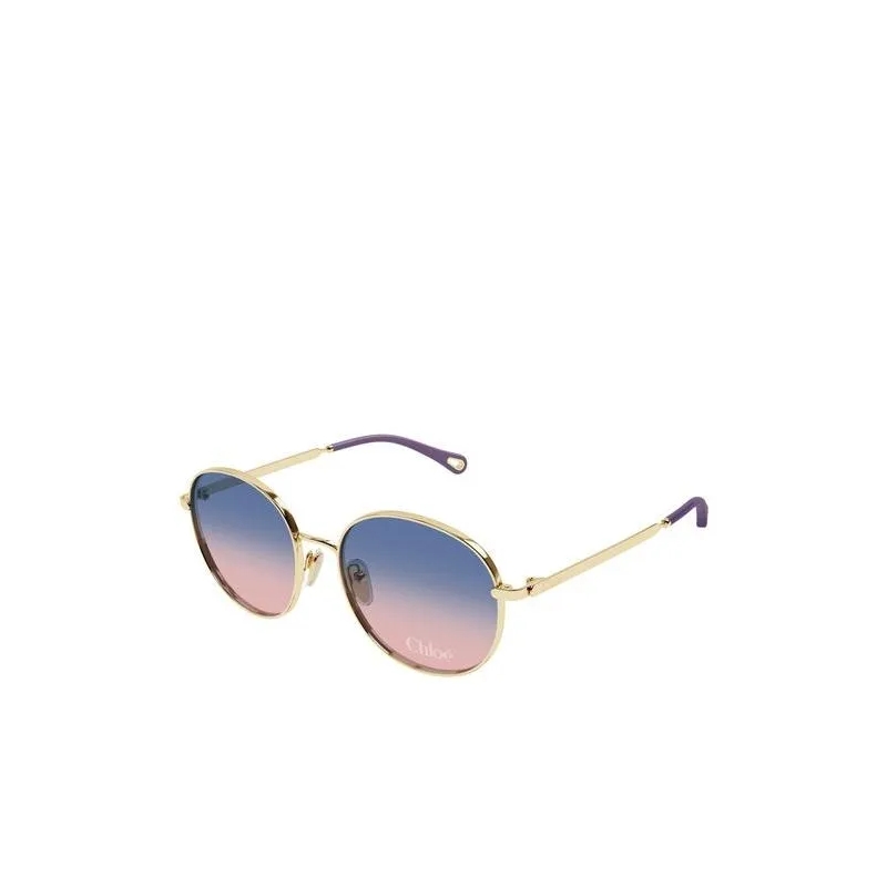 Chloé Sonnenbrille CH0325S Gold-Gold-Blue