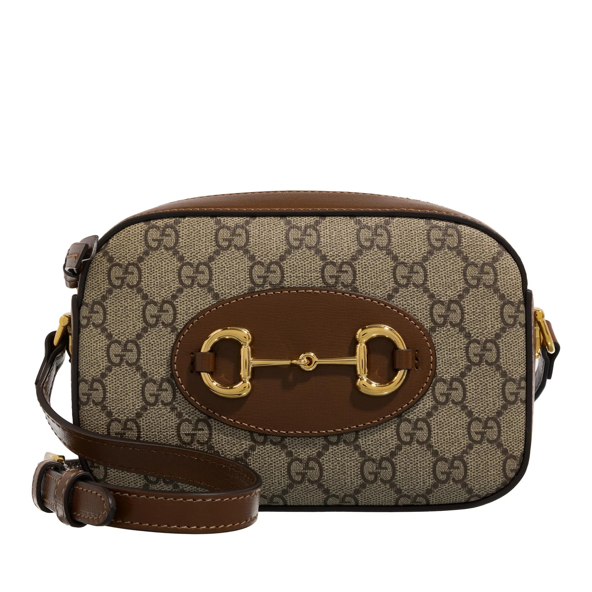 Gucci Crossbody Bags - Horsebit 1955 Small Shoulder Bag - Gr. unisize - in Beige - für Damen