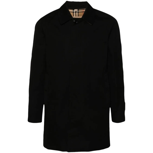 Burberry Veste de transition Cotton Coat Black