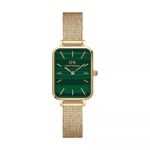 Daniel Wellington Dw Quadro 20X26 Pressed Evergold G Green Gold Quartz Watch