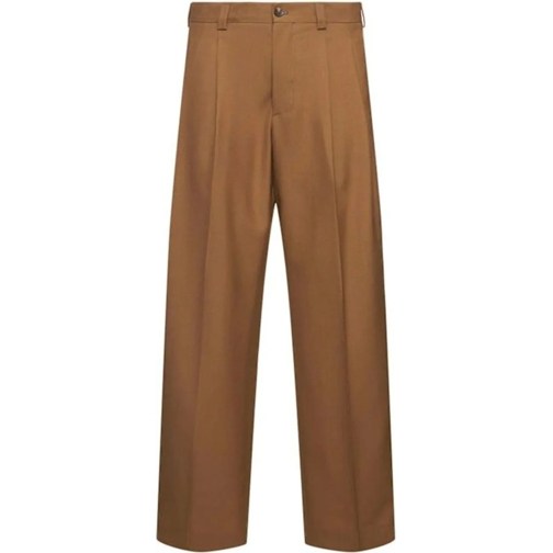 Laneus  Trousers Brown schwarz