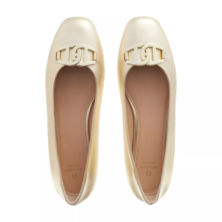 AIGNER Madeleine 1 Platinum Ballerina Slipper