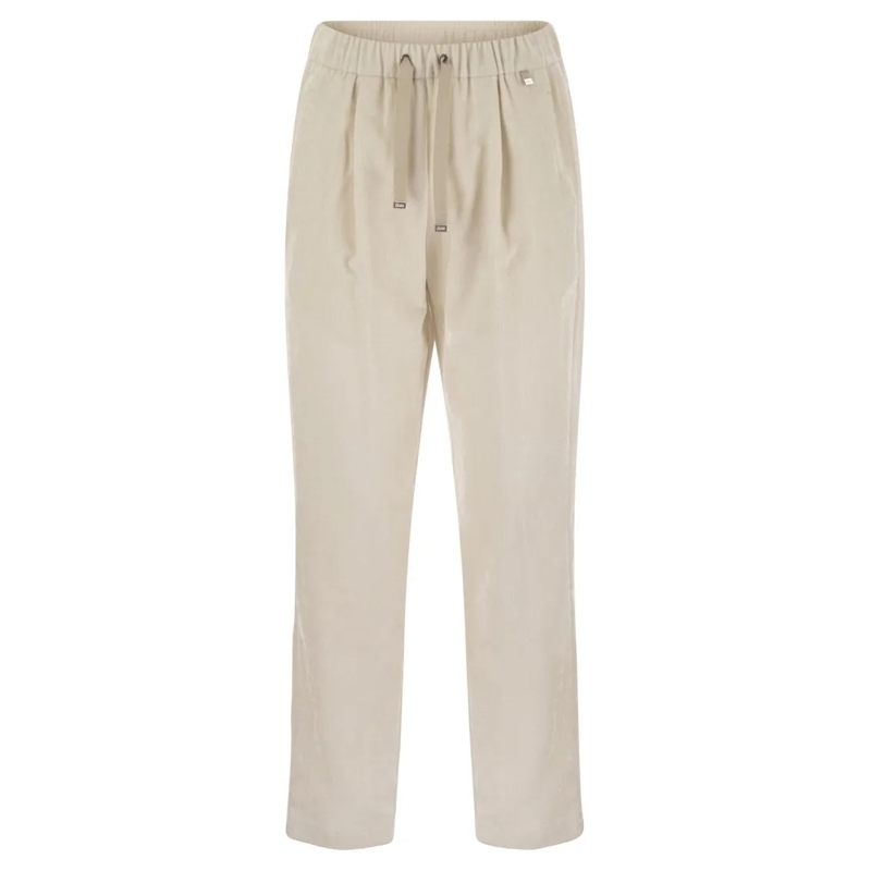 Herno  Bright Corduroy Resort Trousers Grey
