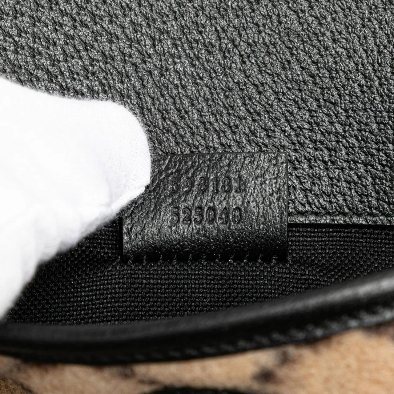 Thumbnail - Gucci Bauchtaschen - GG Wool Slim Belt Bag - Gr. ONE SIZE - in Braun - für Damen