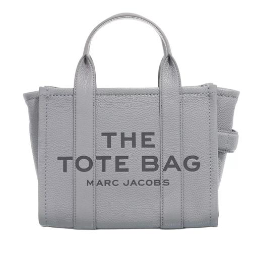 Marc Jacobs The Leather Mini Tote Bag Wolf Grey Rymlig shoppingväska