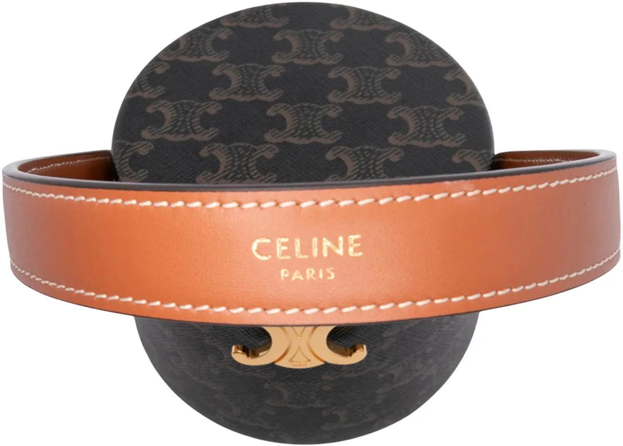 Thumbnail - Celine Crossbody Bags - Triomphe Coated Canvas Triomphe Nina Minaudiere Ba - Gr. unisize - in Braun - für Damen