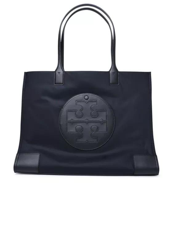 Tory Burch Totes & Shopper - Ella%27 Small Black Recycled Nylon Shopping Bag - Gr. unisize - in Schwarz - für Damen