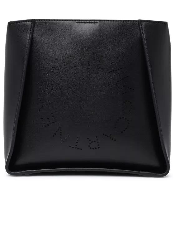 Stella McCartney Shopper - Black Soft Polyurethane Mini Crossbody Bag - Gr. unisize - in Schwarz - für Damen