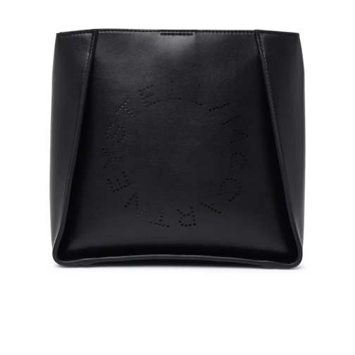 Stella McCartney Black Soft Polyurethane Mini Crossbody Bag Black Mini borsa