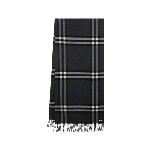 Burberry Leichter Schal Giant Check Scarf - Cashmere - Grey Grey