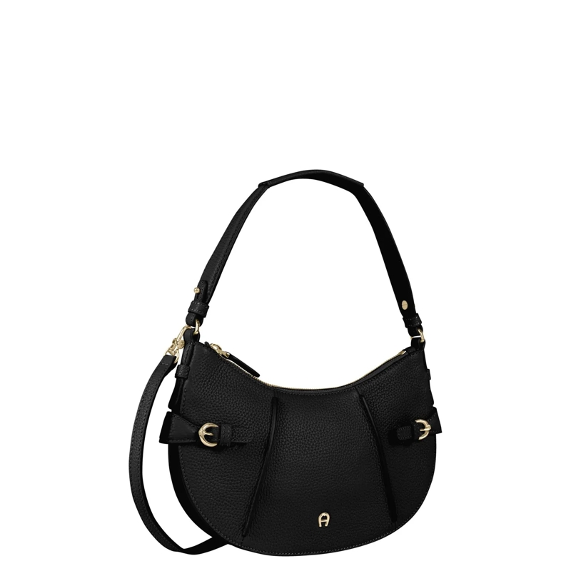 AIGNER Crossbody Bag Tasche Cavallo aus Leder schwarz(Image 2)