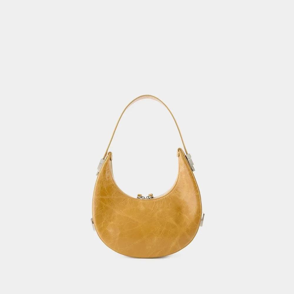 Osoi Hobo bags Toni Mini Bag Leather Peanut Brown in bruin