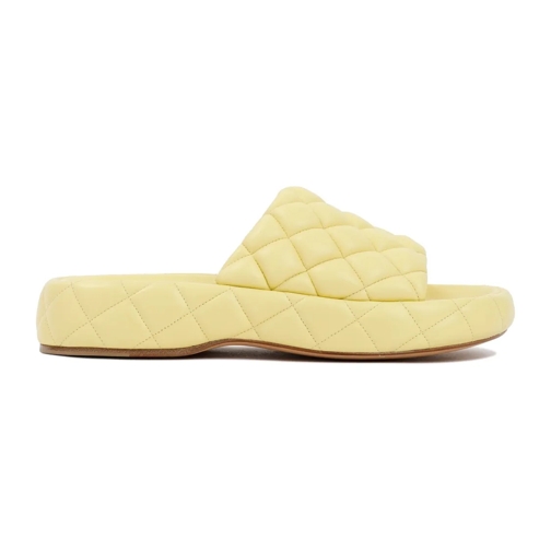 Bottega Veneta Sandaal Lemonade Padded Leather Sandals Yellow